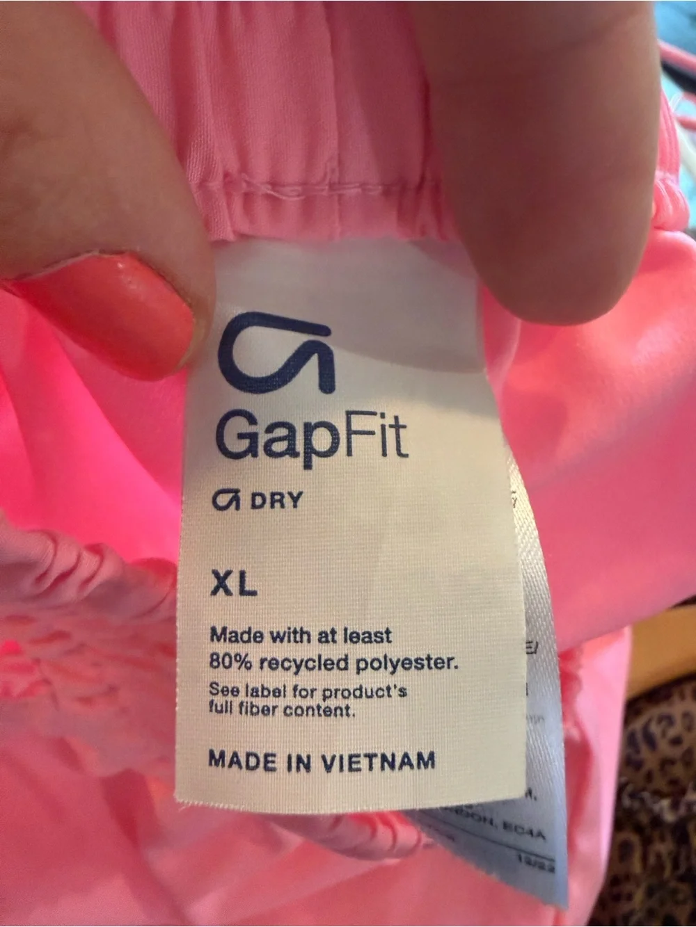GAP Hot Pink Athletic Shorts with Elastic Waist